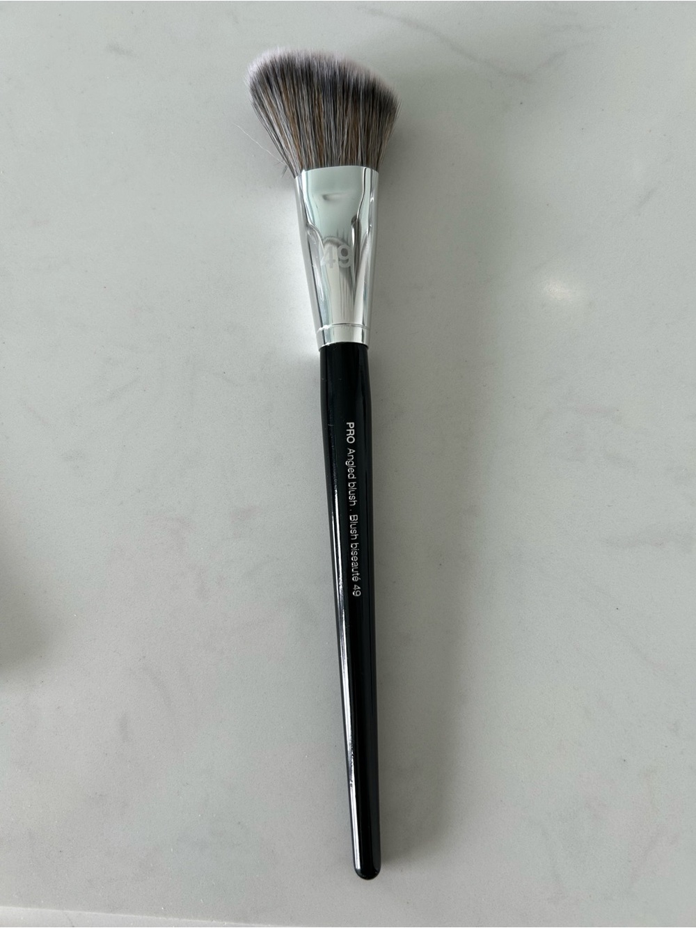 Sephora Pro Angled Blush Brush - Black Handle, Silver Ferrule